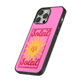 Coque iPhone 13 Pro - Silicone rigide noir Sun sun 2026