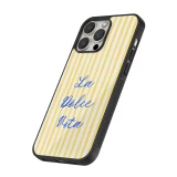 Coque iPhone 13 Pro - Silicone rigide noir The good life 2026