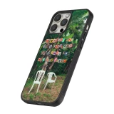 iPhone 14 Pro Max Case Hülle - Silikon schwarz Chairs DTMF