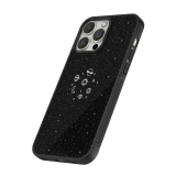 iPhone 14 Pro Max Case Hülle - Silikon schwarz Space Doodle