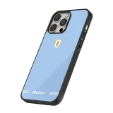 Coque iPhone 14 Pro - Silicone rigide noir Maillot de football Uruguay 2026 personnalisable