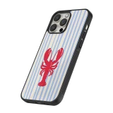 Coque iPhone 14 Pro - Silicone rigide noir Red lobster 2026
