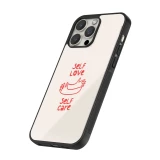 iPhone 14 Pro Case Hülle - Silikon schwarz Saint Valentines Day 26 Self love self care