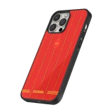 iPhone 15 Pro Max Case Hülle - Silikon schwarz Spanien 2026 personalisierbares Fussballtrikot
