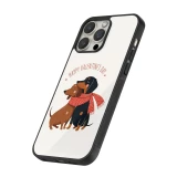 iPhone 15 Pro Max Case Hülle - Silikon schwarz Saint Valentines Day 26 Happy Valentine