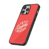 Coque iPhone 15 Pro Max - Silicone rigide noir Saint Valentines Day 26 Te quiero mucho