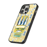iPhone 15 Pro Max Case Hülle - Silikon schwarz Sardines in oil 2026