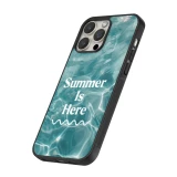 iPhone 15 Pro Max Case Hülle - Silikon schwarz Summer 2025 Summer is here