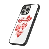 iPhone 15 Pro Case Hülle - Silikon schwarz Saint Valentines Day 26 Amor