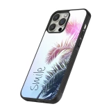 iPhone 15 Pro Case Hülle - Silikon schwarz Smile 05
