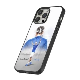 Coque iPhone 15 Pro - Silicone rigide noir Thank you Roger