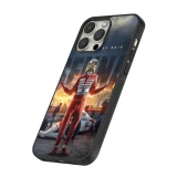 Coque iPhone 16 Pro Max - Silicone rigide noir Senna The King of Rain