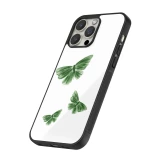 Coque iPhone 16 Pro Max - Silicone rigide noir Butterflies Spring 2026