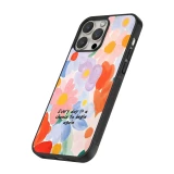iPhone 16 Pro Max Case Hülle - Silikon schwarz Every day is a chance Spring 2026
