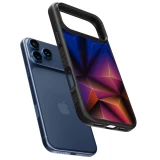 Coque iPhone 18 Pro Max / 17 Pro Max - Silicone rigide noir Abstract Triangles 