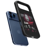 Coque iPhone 18 Pro Max / 17 Pro Max - Silicone rigide noir Bella Ciao