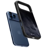 Coque iPhone 18 Pro Max / 17 Pro Max - Silicone rigide noir Black Sky Clouds