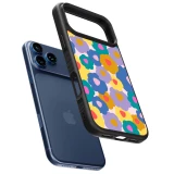 iPhone 17 Pro Max Case Hülle - Silikon schwarz Easter 2024 flower power