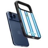 iPhone 17 Pro Max Case Hülle - Silikon schwarz Argentinien 2026 personalisierbares Fussballtrikot