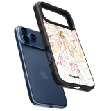 iPhone 17 Pro Max Case Hülle - Silikon schwarz Ghana 2026 personalisierbares Fussballtrikot