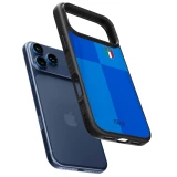 Coque iPhone 17 Pro Max - Silicone rigide noir Maillot de football Italie 2022 personnalisable