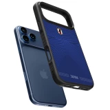 Coque iPhone 17 Pro Max - Silicone rigide noir Maillot de football Japon 2026 personnalisable