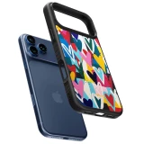 Coque iPhone 18 Pro Max / 17 Pro Max - Silicone rigide noir Joyful Hearts