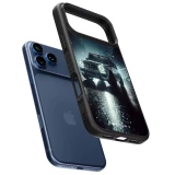 Coque iPhone 17 Pro Max - Silicone rigide noir Mercedes G AMG Night