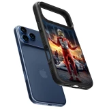 Coque iPhone 17 Pro Max - Silicone rigide noir Senna The King of Rain