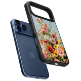Coque iPhone 17 Pro Max - Silicone rigide noir Spring flowers Spring 2026