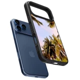 Coque iPhone 17 Pro Max - Silicone rigide noir Summer 2023 palm tree vibe