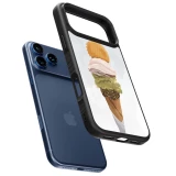 Coque iPhone 17 Pro Max - Silicone rigide noir Summer 2025 Cornet