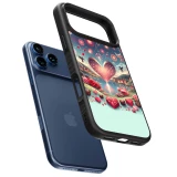 iPhone 17 Pro Max Case Hülle - Silikon schwarz Valentin 2025 Schick