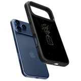 Coque iPhone 17 Pro Max - Silicone rigide noir Vase black