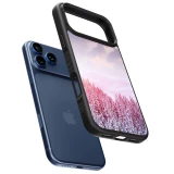 Coque iPhone 17 Pro Max - Silicone rigide noir Winter 22 Pink Forest