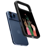Coque iPhone 17 Pro Max - Silicone rigide noir Womens day 2026 2
