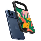 iPhone 17 Pro Case Hülle - Silikon schwarz Abstract Jungle