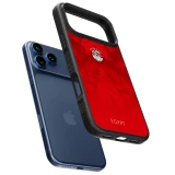 iPhone 17 Pro Case Hülle - Silikon schwarz Ägypten 2026 personalisierbares Fussballtrikot
