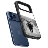 iPhone 17 Pro Case Hülle - Silikon schwarz Highland cattle