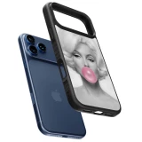 iPhone 17 Pro Case Hülle - Silikon schwarz Marilyn Bubble
