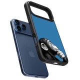 iPhone 17 Pro Case Hülle - Silikon schwarz Monkey Pop Art