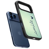 iPhone 17 Pro Case Hülle - Silikon schwarz Smile