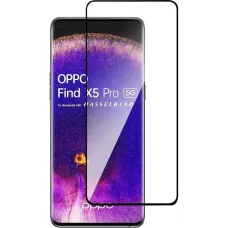 3D Tempered Glass OPPO Find X5 Pro - Vitre de protection d'écran intégrale verre trempé avec bords noirs