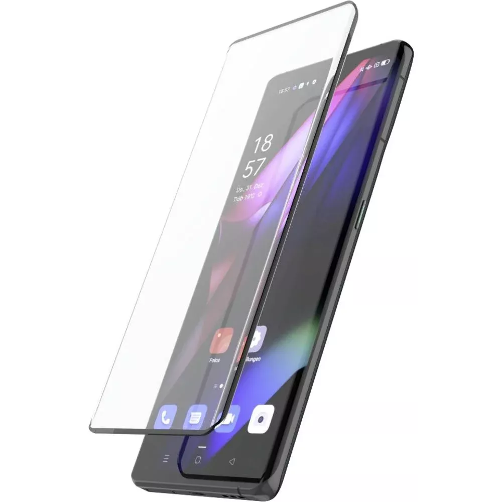 3D Tempered Glass OPPO Find X5 Pro - Vitre de protection d'écran intégrale verre trempé avec bords noirs