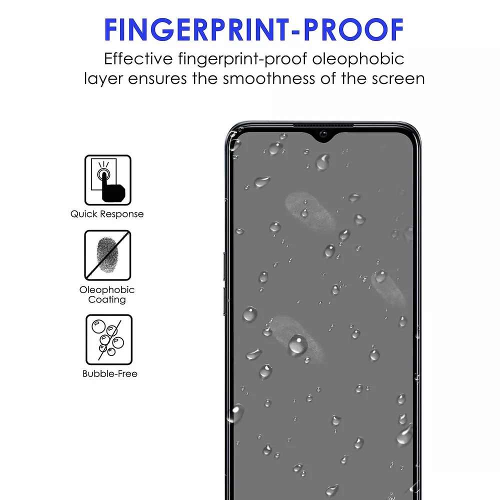 3D Tempered Glass OPPO A77 5G- Vitre de protection d'écran intégrale verre trempé avec bords noirs