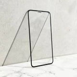 3D Tempered Glass iPhone 16 Plus - Full Screen Display Schutzglas mit schwarzem Rahmen
