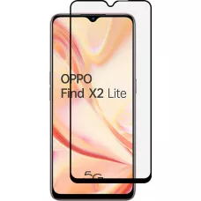 3D Tempered Glass OPPO Find X2 Lite - Full Screen Display Schutzglas mit schwarzem Rahmen
