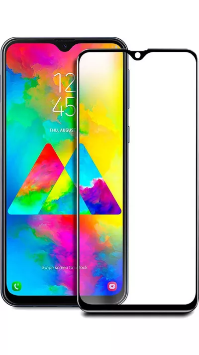 3D Tempered Glass Samsung Galaxy A51 - Vitre de protection d'écran intégrale verre trempé avec bords noirs