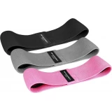 3 elastische Mini-B&auml;nder aus Stoff f&uuml;r Yoga, Crossfit und Fitness - Mehrfarbig