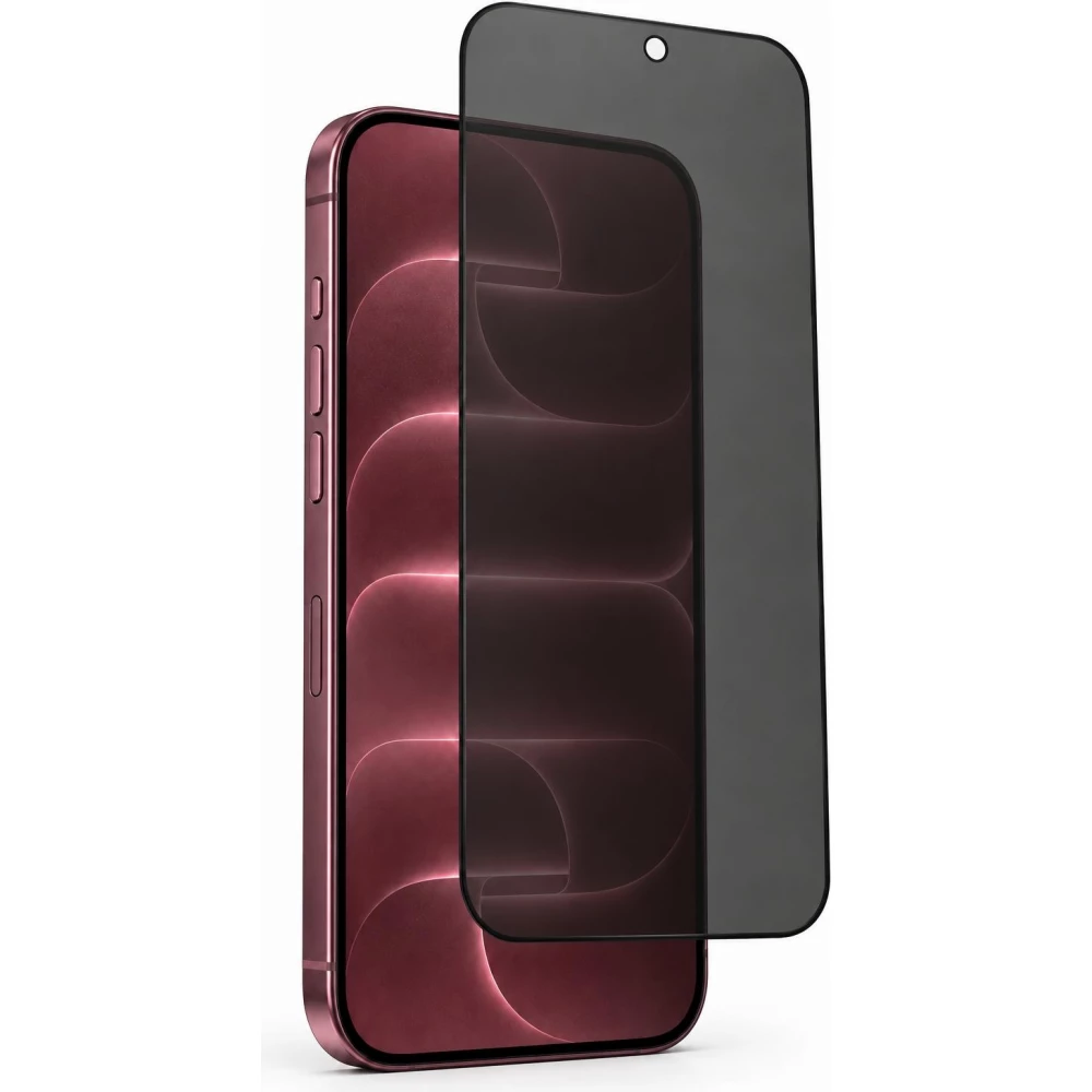 3D Tempered Glass iPhone 18 Pro Max - Vitre de protection d'écran intégrale Privacy anti-espion avec bords noirs
